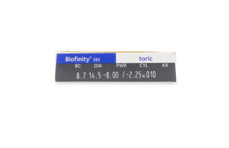 Biofinity toric for Astigmatism Monthly Contact Lenses 6-Pack - Lensbox™